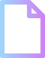 A purple and blue file icon vector