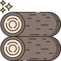Logs icon illustration design vector