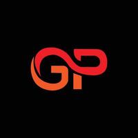 gp logo illustration design vector