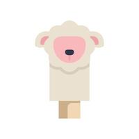 Cute sheep hand puppet for entertaining children vector
