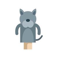 Cute dog hand puppet for creative storytelling and playful entertainment vector