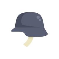 German stahlhelm helmet resting on white background vector