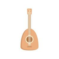 Classic lute instrument playing classical music icon vector