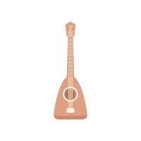 Acoustic mandolin isolated on white background vector