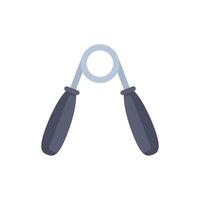 Hand grip exerciser providing strength training workout vector