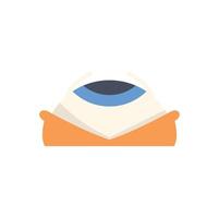Open envelope watching you with big blue eye observing concept vector
