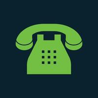 Vintage phone trendy artwork handsome abstract illustration colorful applicable design vector