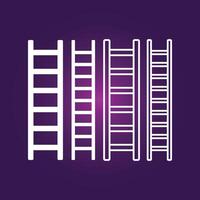 Ladder trendy artwork attractive abstract illustration colorful applicable design vector