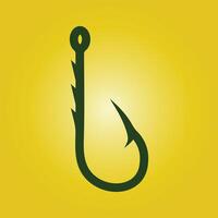 Fishing hook trendy artwork attractive abstract illustration colorful applicable design vector