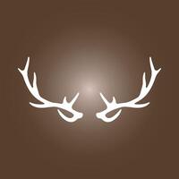 Antlers horns trendy artwork cute abstract illustration colorful applicable design vector