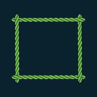 Rope frame trendy artwork handsome abstract illustration colorful applicable design vector