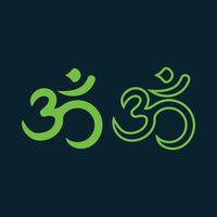 Om trendy artwork handsome abstract illustration colorful applicable design vector