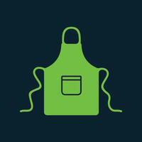 Apron with pocket trendy artwork handsome abstract illustration colorful applicable design vector