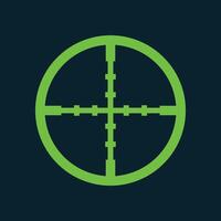 Sniper scope trendy artwork handsome abstract illustration colorful applicable design vector