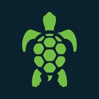 Sea turtle trendy artwork handsome abstract illustration colorful applicable design vector