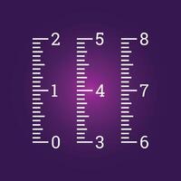 Measuring tape trendy artwork attractive abstract illustration colorful applicable design vector