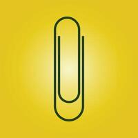 Paperclip trendy artwork attractive abstract illustration colorful applicable design vector
