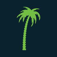 Palm tree trendy artwork handsome abstract illustration colorful applicable design vector