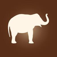 Elephant trendy artwork stunning abstract illustration colorful applicable design vector