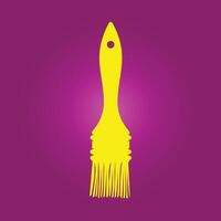 Paint brush trendy artwork charming abstract illustration colorful applicable design vector