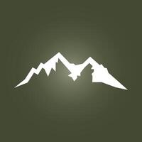 Mountain trendy artwork elegant abstract illustration colorful applicable design vector