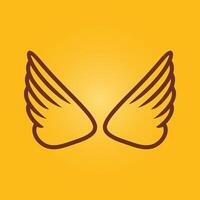 Angel Wings trendy artwork good abstract illustration colorful applicable design vector