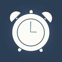 Alarm clock trendy artwork pleasant abstract illustration colorful useful design vector