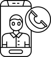 Call icon phone icon vector