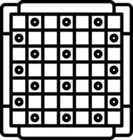 A square with dots on it vector