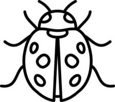 Ladybug coloring pages free printable coloring pages vector