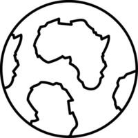 Africa coloring pages vector