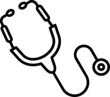 A stethoscope icon on a white background vector
