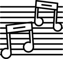 Music notes clipart vector