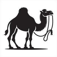 Camel is a premium logo perfect for a graphic t-shirt image. vector