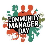 Design of the Community Manager Appreciation Day Celebration vector