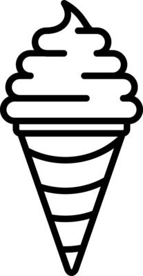 Ice cream cone icon