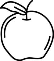 Apple coloring pages free printable vector