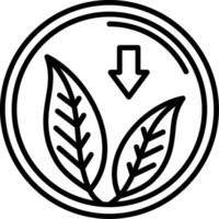A black and white logo with a leaf and arrow vector