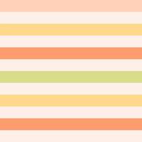 Colorful horizontal stripes seamless pattern. Simple funky abstract geometric striped background in pastel colors vector