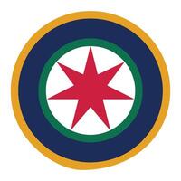 Design of a Compass Flat Icon vector