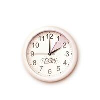 Daylight saving time ends. Fall back design element vector