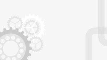 A white background with gears video