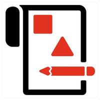 design layout and magzine icon concept vector
