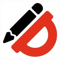 geometry and math icon concept vector