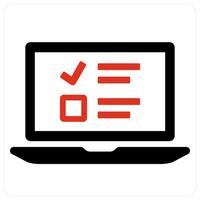 User detail and bio icon concept vector