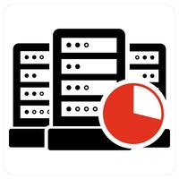 Drive Data and server icon concept vector