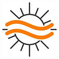 Haze and mist icon concept vector