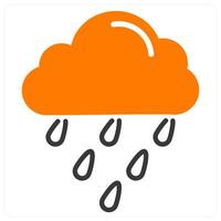 Rain andwet icon concept vector