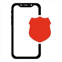 Mobile Security and lock icon concept vector