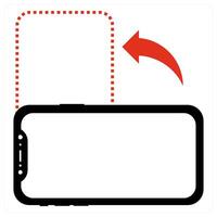 Landscape and vertical icon concept vector